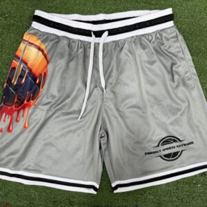 Prodigy Sports Network Gray “Drip Ball” Shorts