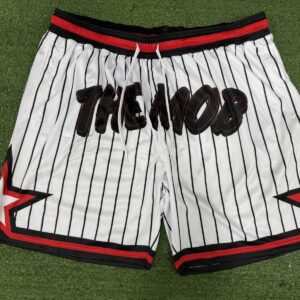 “The Mob” Pinstripe Basketball Shorts