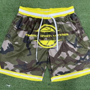 Prodigy Sports Network Camo Basketball Shorts